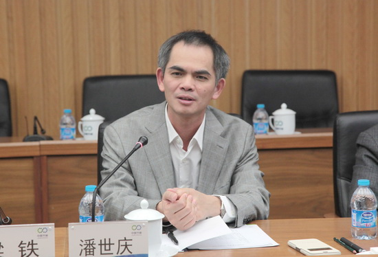 王小康董事长会见柳钢集团董事长潘世庆
